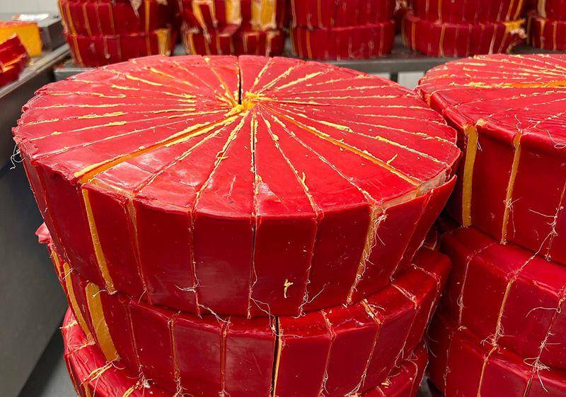 Hoop cheese (instagram.com/ashe_county_cheese)