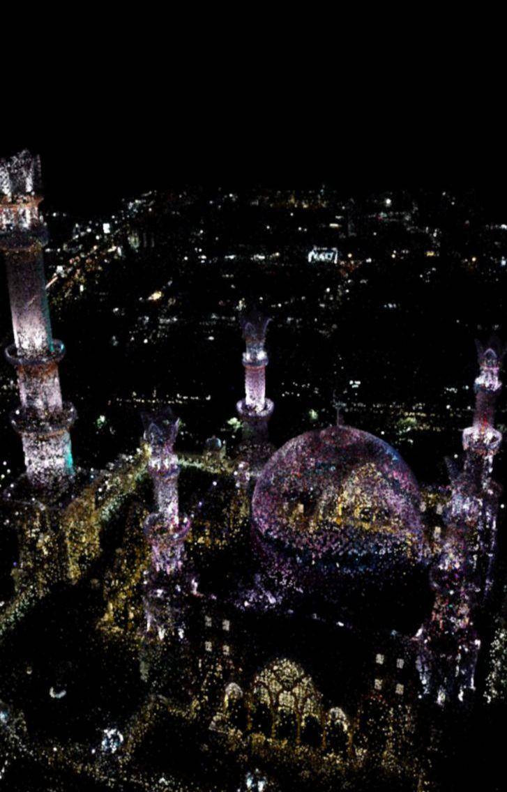 Masjid Hubbul Wathan Islamic Center NTB tiga dimensi. (dok. Istimewa)