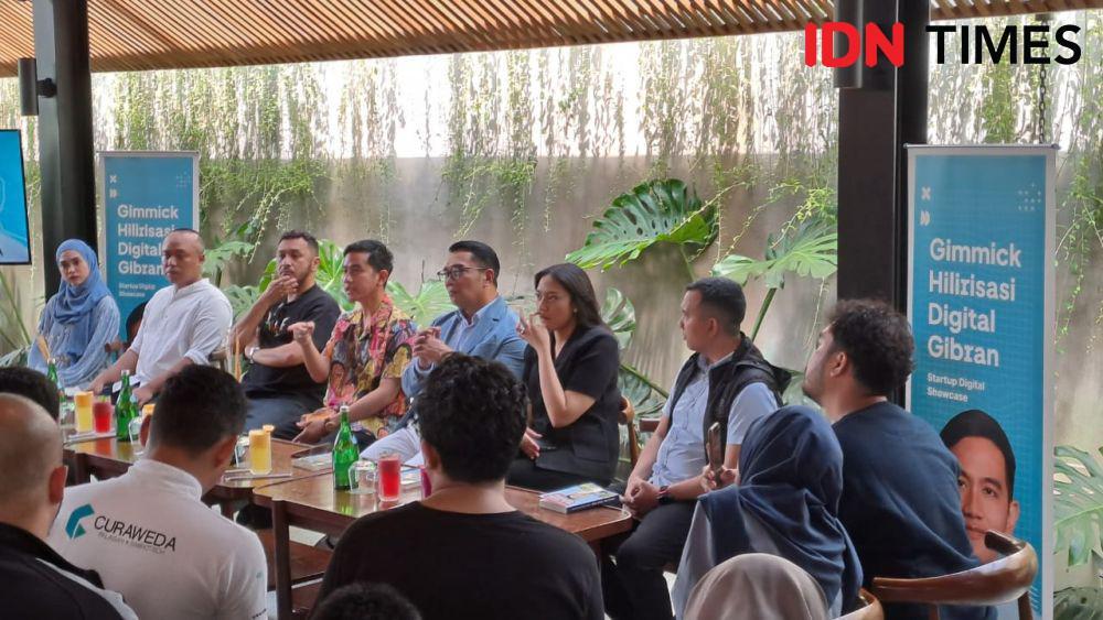 Kumpulan Pelaku Startup Bandung, Gibran Singgung Hilirisasi Digital