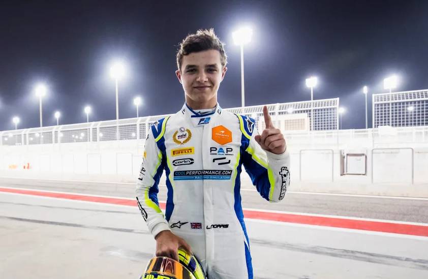 Lando Norris membela tim Carlin di FIA Formula 2 musim 2018. (fiaformula2.com)