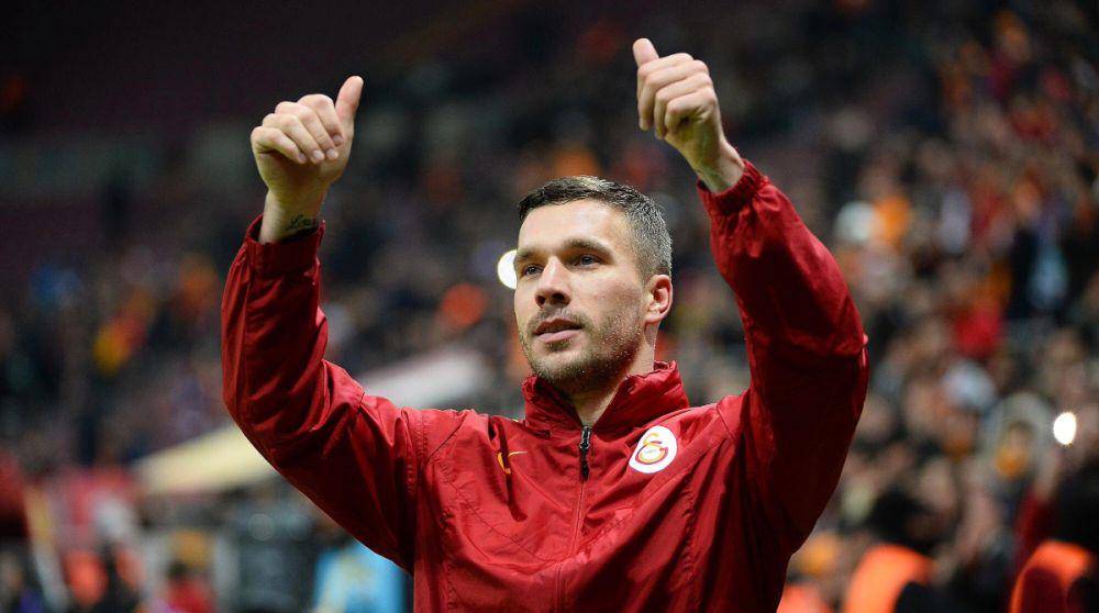 potret Lukas Podolski (twitter.com/Galatasaray)