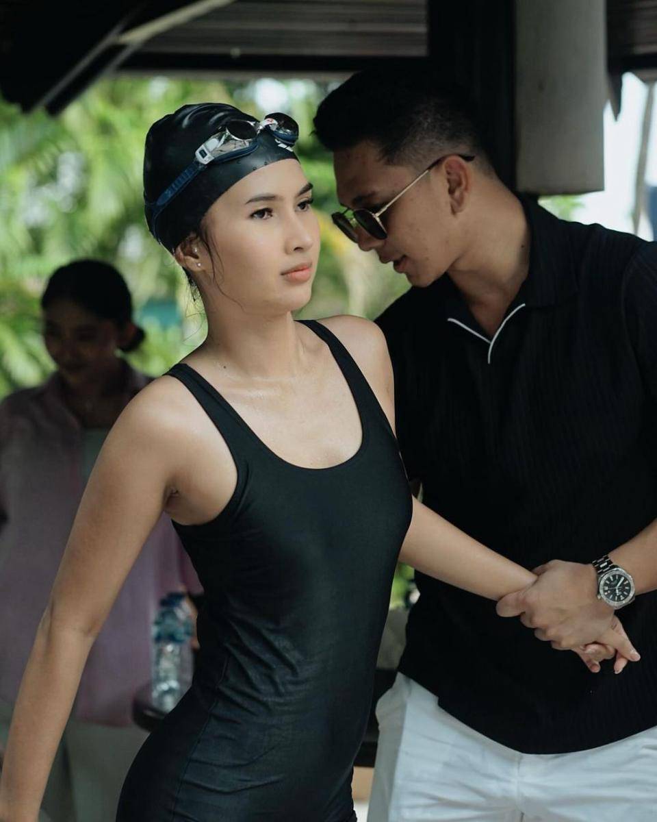 potret Soraya Rasyid ikut lomba renang (instagram.com/sorayarasyid12)
