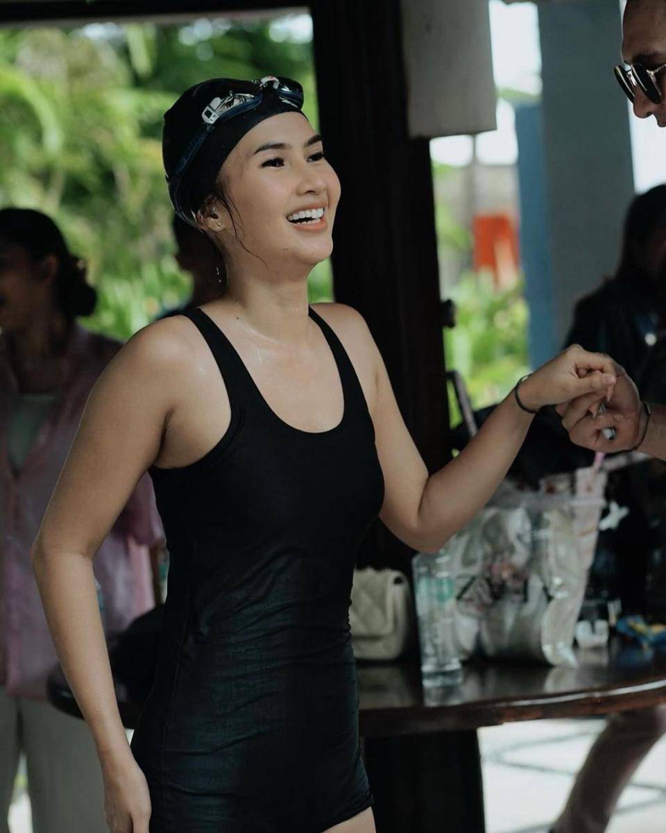 potret Soraya Rasyid ikut lomba renang (instagram.com/sorayarasyid12)