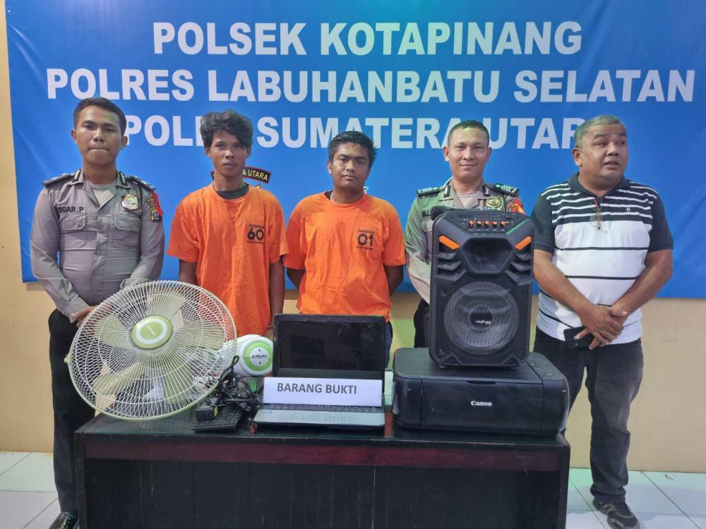Dua Pencuri Laptop dan Printer SD Inpres Labusel Ditangkap Polisi
