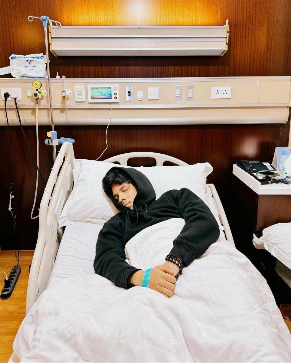Atta dirawat di rumah sakit (Instagram.com/attahalilintar)