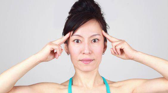 Ilustrasi yoga wajah temple developer. (pinterest.com/faceyogamethod)
