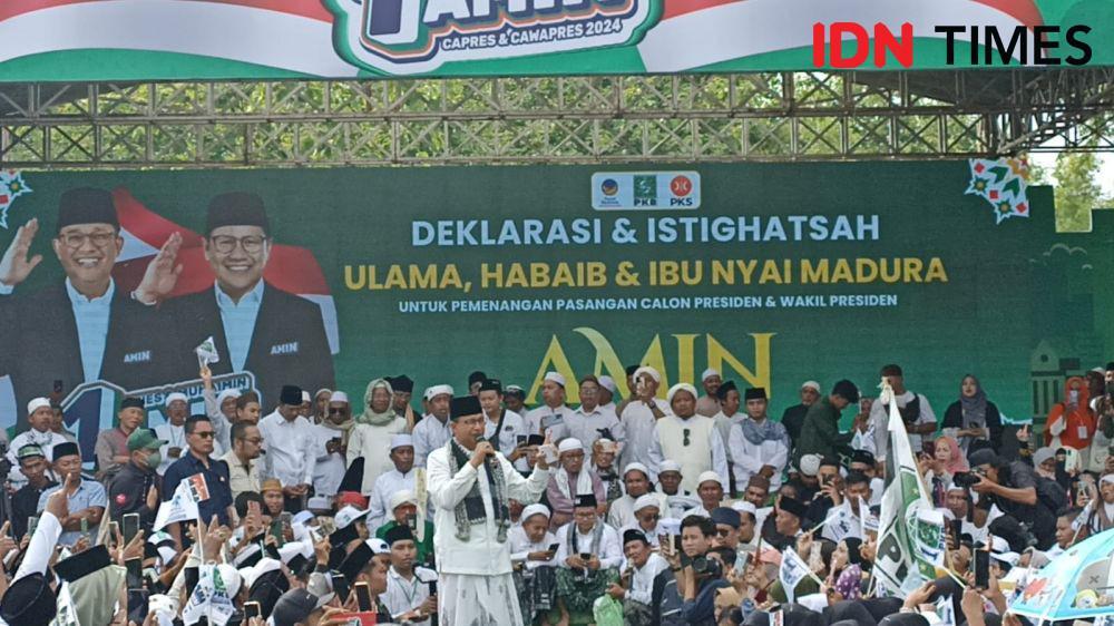 Ulama dan Habaib di Madura Deklarasi Dukung AMIN di Pilpres 2024