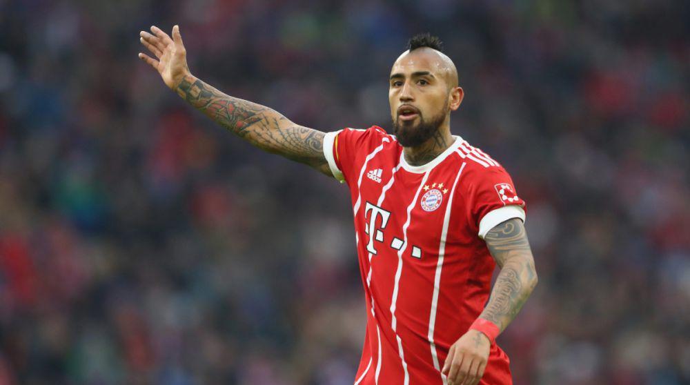 potret Arturo Vidal (twitter.com/FCBayern)