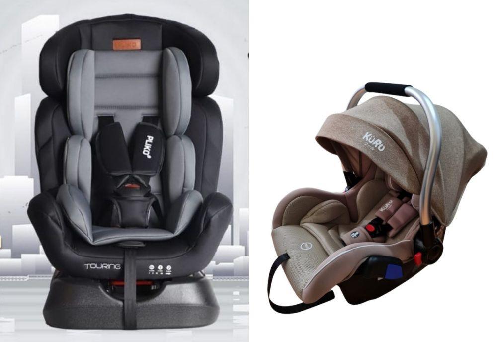 rekomendasi car seat di bawah 1 juta (shopee.co.id/Narrababy | shopee.co.id/KURU Official Shop)