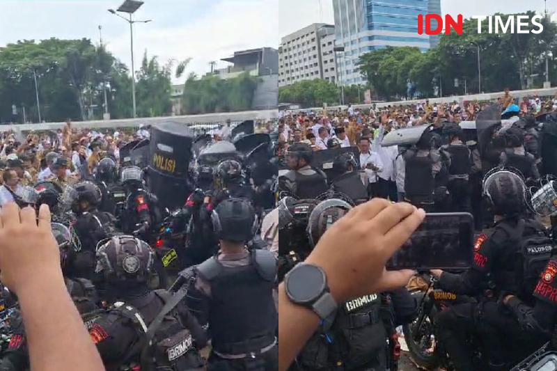 2.730 Aparat Gabungan Dikerahkan Jaga Demo APDESI di DPR Hari Ini