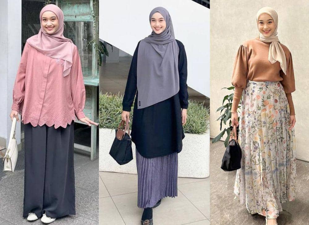 9 Ide Daily Outfit dengan Look Feminin ala Ravira Naila, Bikin Sejuk!