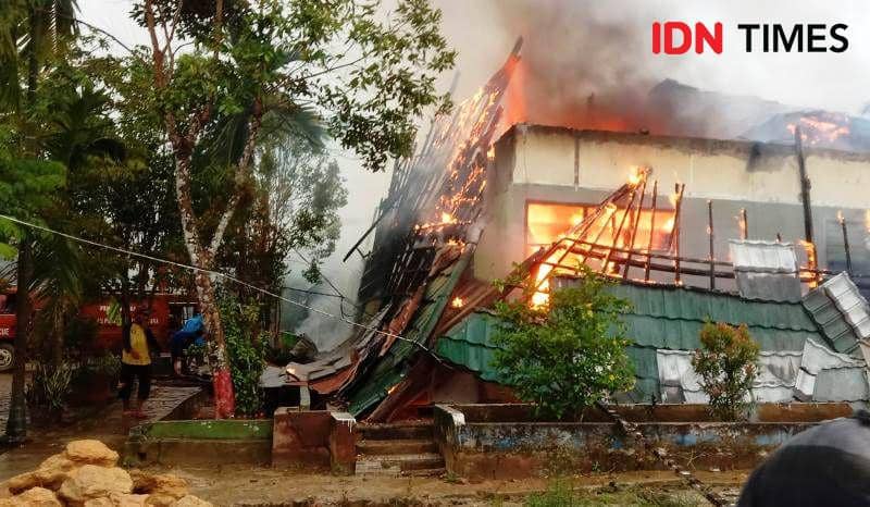 Sekolah Terbakar, Puluhan Murid SDN 022 PPU Terancam Tak Bisa Belajar