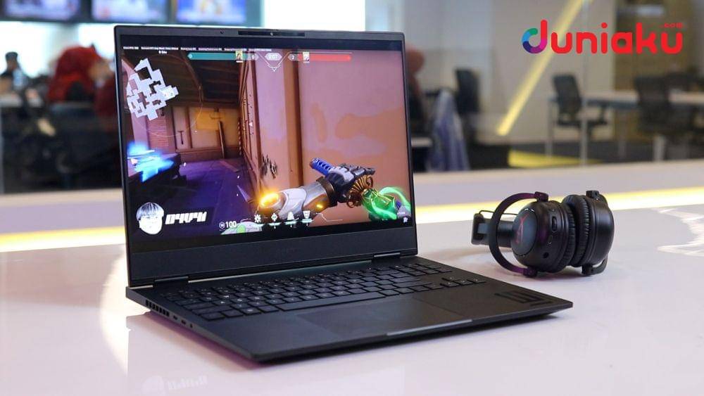 Foto HP OMEN Transcend 16, diambil oleh Muhammad Athif Aiman. (IDN Times/Muhammad Athif Aiman)