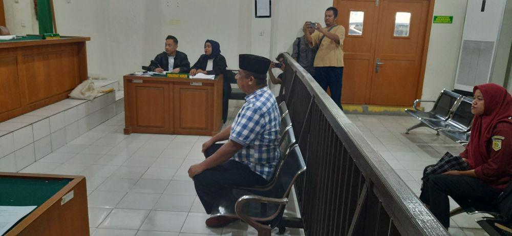 Perwira Polres OKU Ipda Vulton Jalani Sidang Perdana Kasus Penipuan