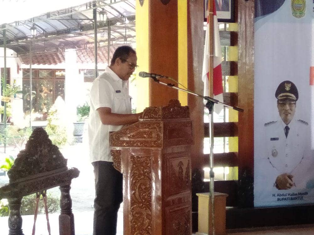 Sekda Bantul, Agus Budi Raharja.(IDN Times/Daruwaskita)