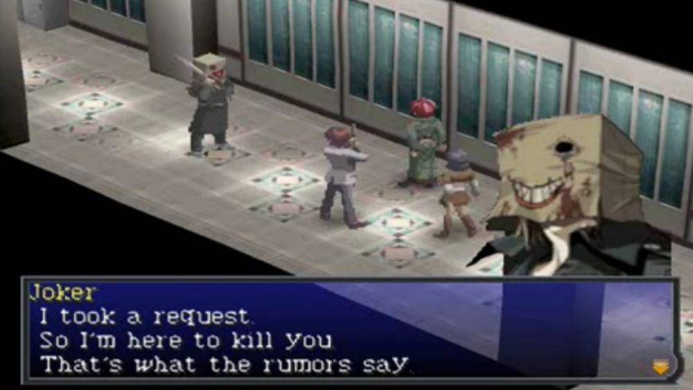 Salah satu musuh yang merupakan pembunuh psikopat. (dok. Atlus/Persona 2: Eternal Punishment)