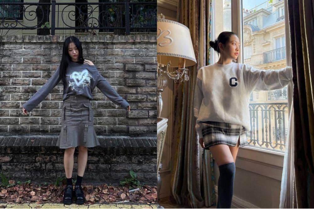 8 Ide Styling Ragam Rok Yeri Red Velvet, Bergaya Fresh