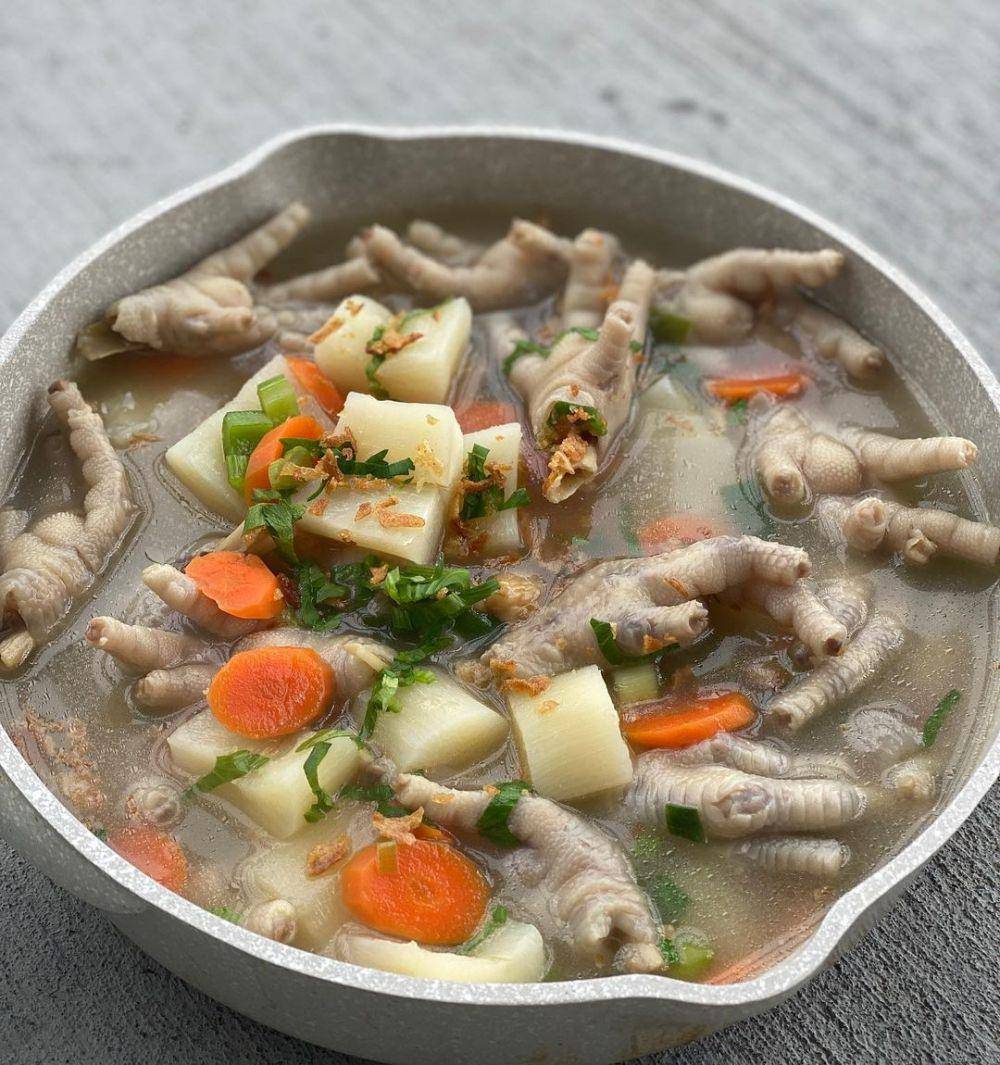 sop singkong ceker ala anak kos (instagram.com/lilik_indrayani_81)