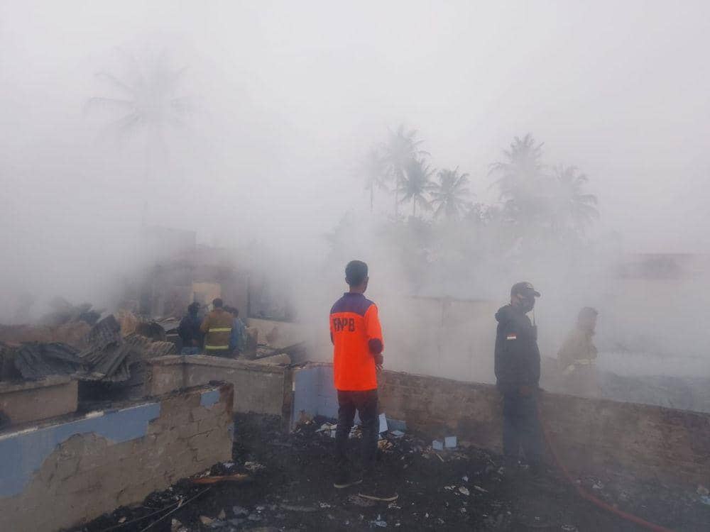 46 Unit Rumah di Gayo Lues Ludes Terbakar