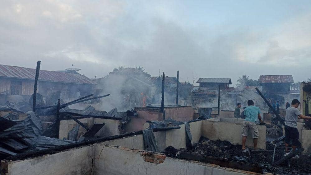 Puluhan rumah di Kabupaten Gayo Lues, Aceh, terbakar. (Dokumentasi BPBD Kabupaten Gayo Lues untuk IDN Times)