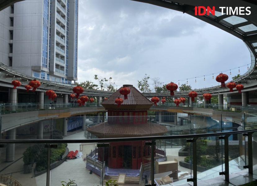 Jelang Imlek, Delipark Pasang Dekorasi Bernuansa Kekaisaran Cina