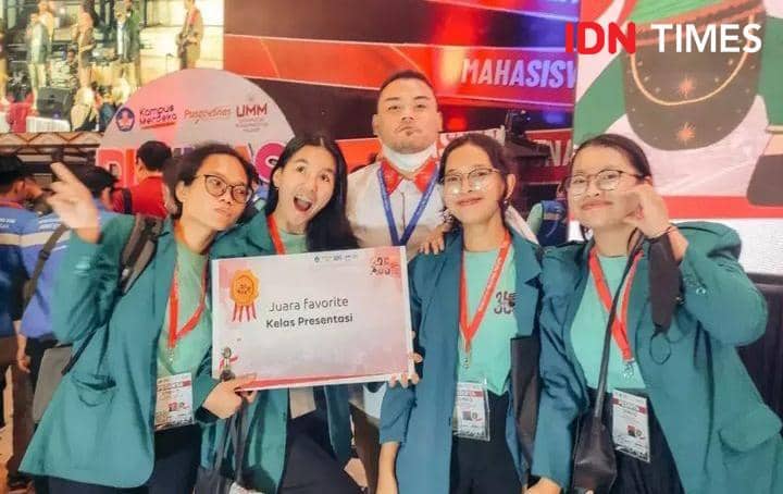 Mahasiswa Unimed yang berprestasi di ajang PIMNAS (IDN Times/Eko Agus Herianto)