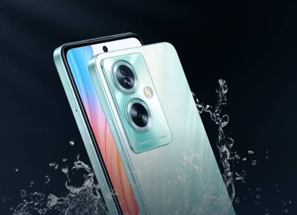 ilustrasi OPPO A79 5G dengan sertifikasi IP54 (oppo.com)