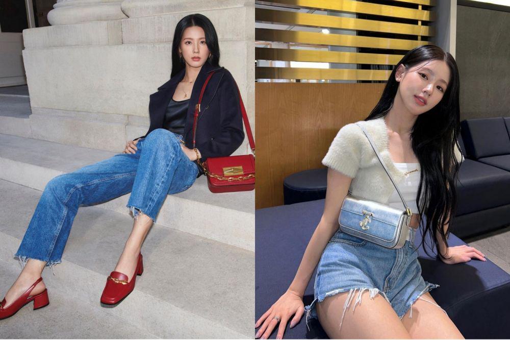 8 Ide OOTD Miyeon (G)I-DLE, Stylish Cuma Pakai Celana Jeans