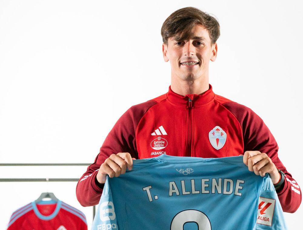 Tadeo Allende saat resmi bergabung dengan Celta Vigo. (instagram.com/allende.tadeo)