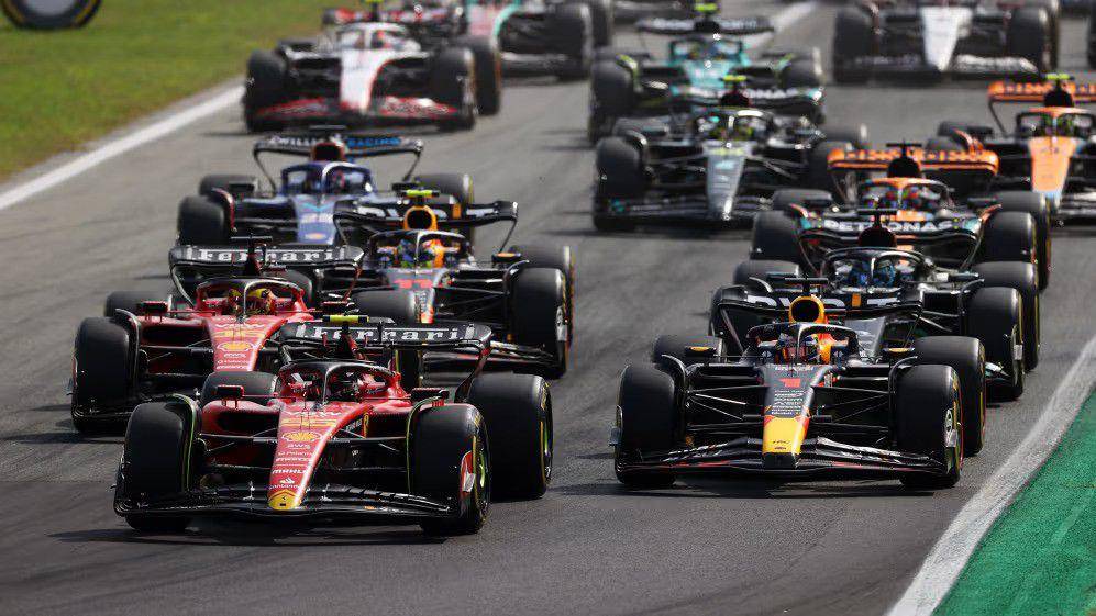 salah satu momen saat main race GP Italia 2023 (formula1.com)
