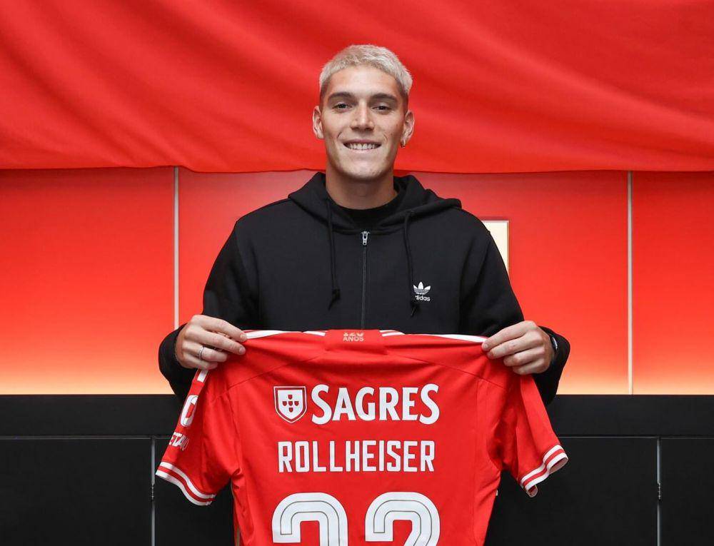 Benjamin Rollheiser saat bergabung dengan Benfica. (instagram.com/slbenfica)