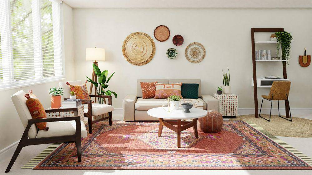 Ide Dekorasi Ruang Tamu Dengan Ottoman (unsplash.com/Spacejoy)