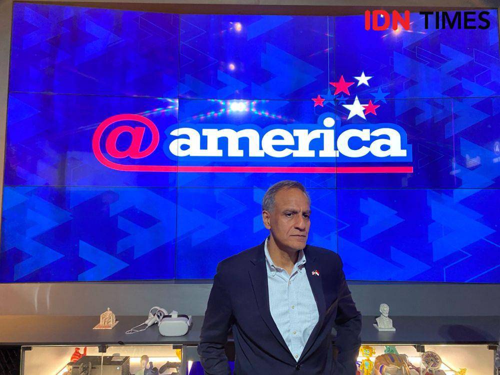 Wakil Menteri Luar Negeri Amerika Serikat (AS) untuk Manajemen dan Sumber Daya, Richard R. Verma. (IDN Times/Sonya Michaella)