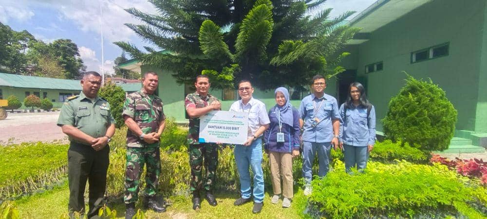 Inalum memberikan 15 ribu bibit pohon ke Kodim Taput (Dok.Inalum)