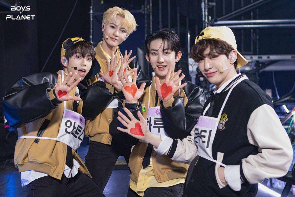 Anthony, Dang Honghai, Haruto, Wumuti (instagram.com/boysplanet.official)