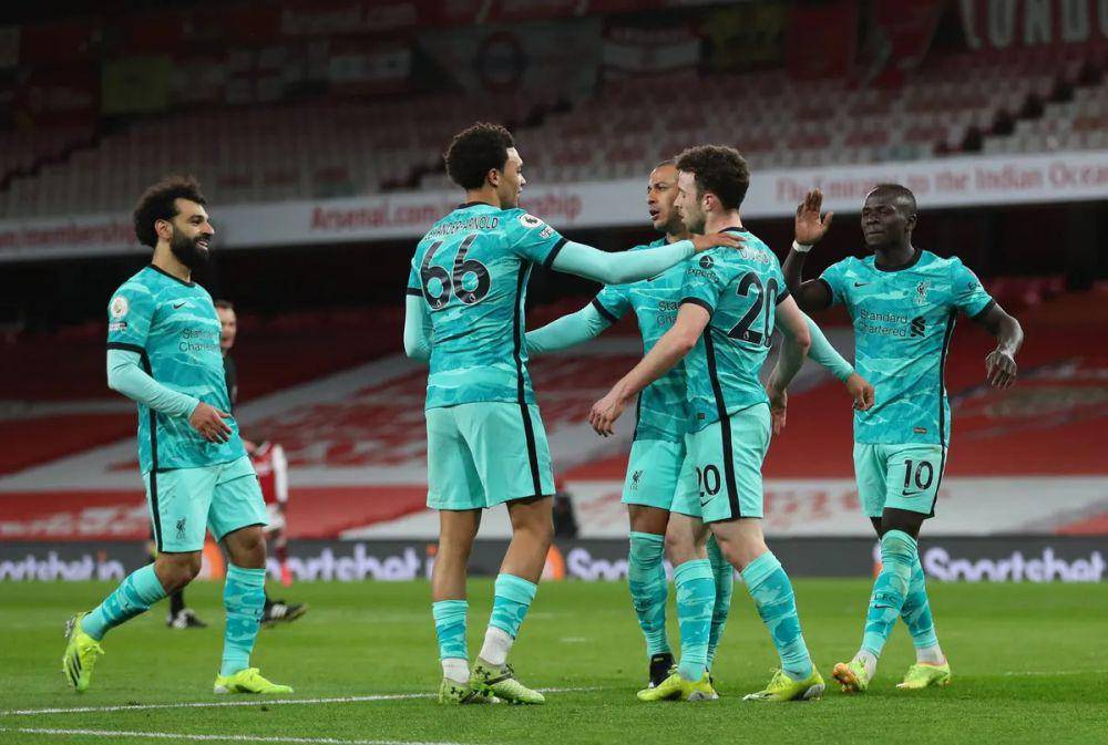 Arsenal melawan Liverpool di Premier League 2020/2021. (premierleague.com)
