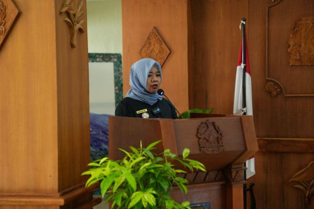 Rapat Koordinasi Daerah terkait pelaksanaan Pemilu tahun 2024 bersama jajaran Forkopimda Sleman, di Aula Setda Sleman, Kamis (1/2/2024). (Dok. Istimewa)