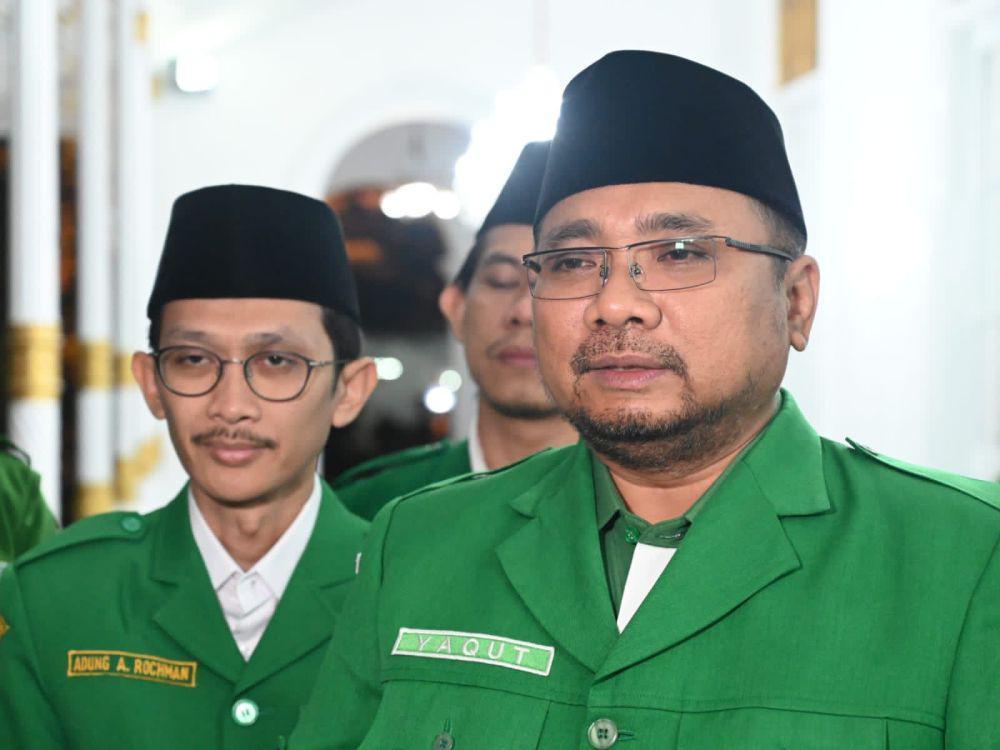 Kode Yaqut soal Prabowo, Subiyanto dan Angka 2 di Kongres GP Ansor
