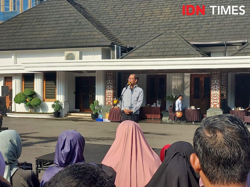 Pamit ke ASN Kemenko Polhukam, Mahfud Pesan agar Tetap Bersikap Netral
