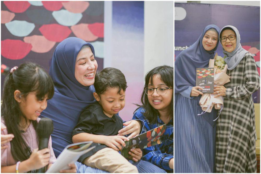 10 Momen Natasha Rizky Rilis Buku Terbaru, Ketiga Buah Hati Hadir!