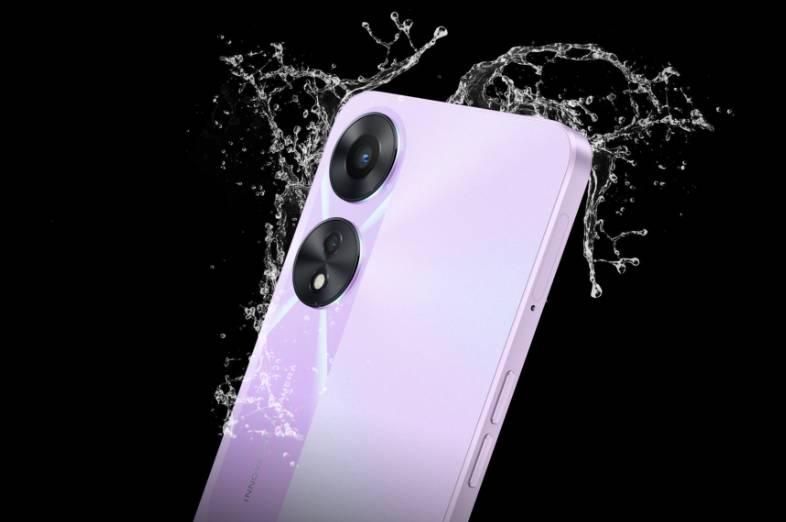 ilustrasi OPPO A78 5G yang bersertifikasi IP54 (oppo.com)