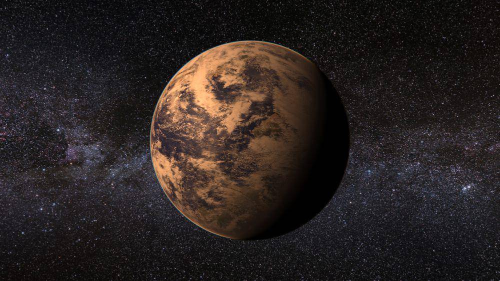 ilustrasi planet Gliese-667Cc (nesr.labs.telkomuniversity.ac.id)