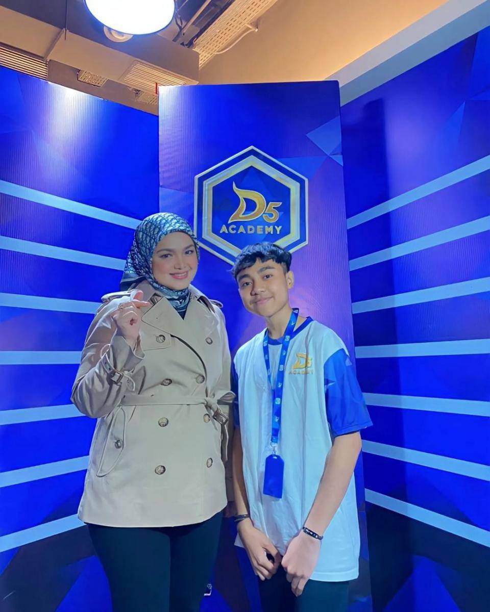 potret Eby DA dan Siti Nurhaliza (instagram.com/da5_ebyrizta14/)