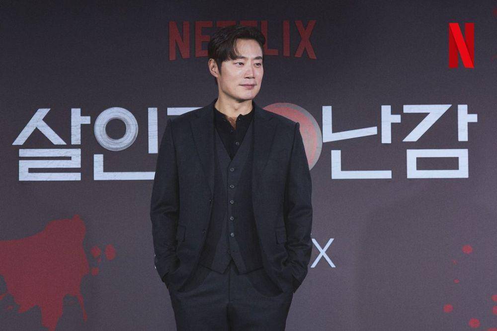Lee Hee Jun di konferensi pers drama Korea A Killer Paradox (instagram.com/netflixkr)