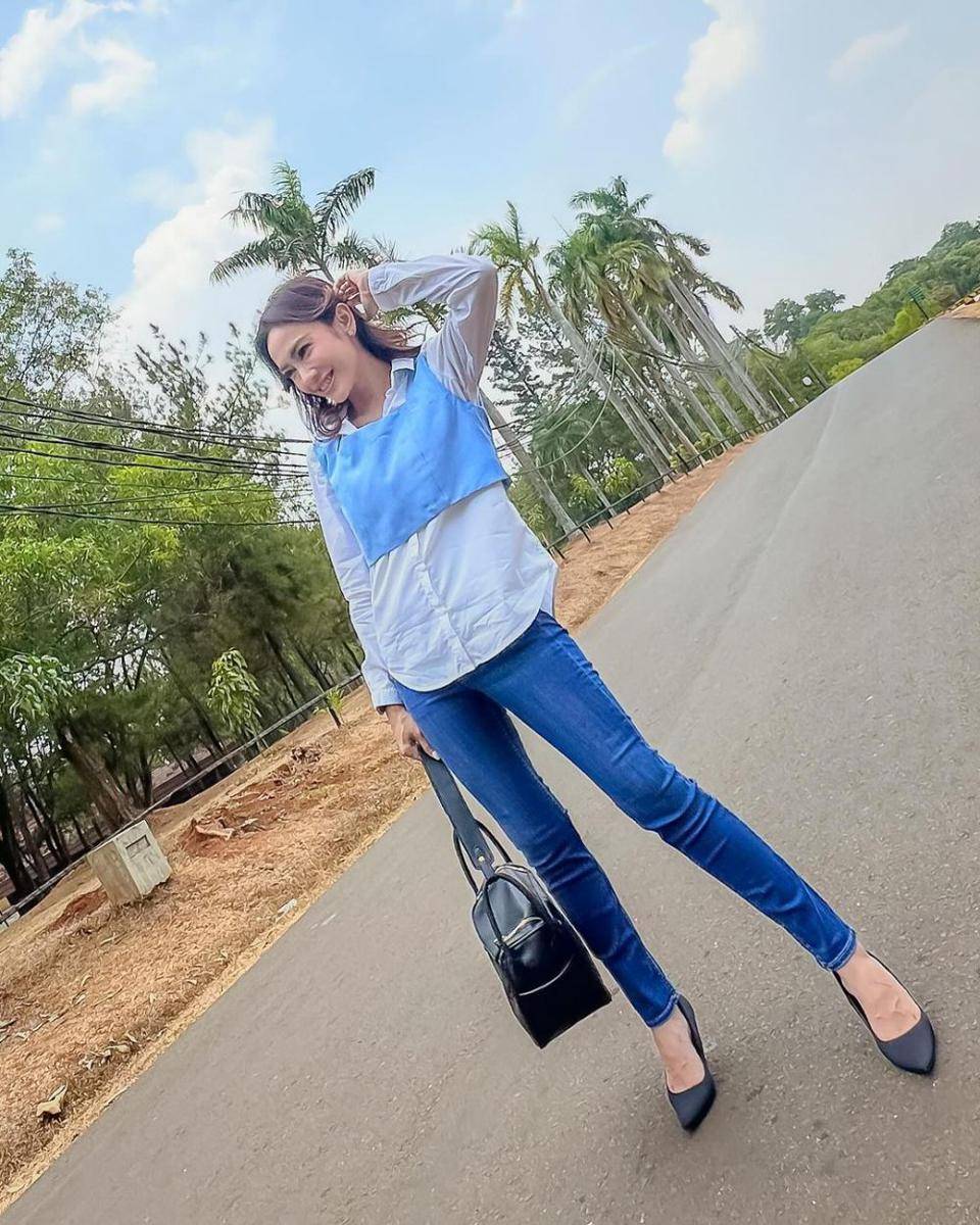 OOTD smart casual ala Masayu Anastasia (instagram.com/masayuanastasia)