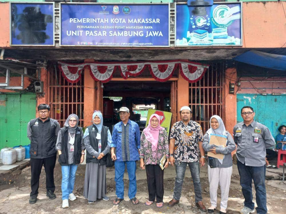 DKP Cek Keamanan Pangan Segar di Pasar Makassar, Ini Temuannya