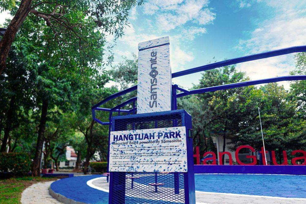 Samsonite Recycle Park di Taman Hang Tuah (Dok.Samsonite Indonesia)