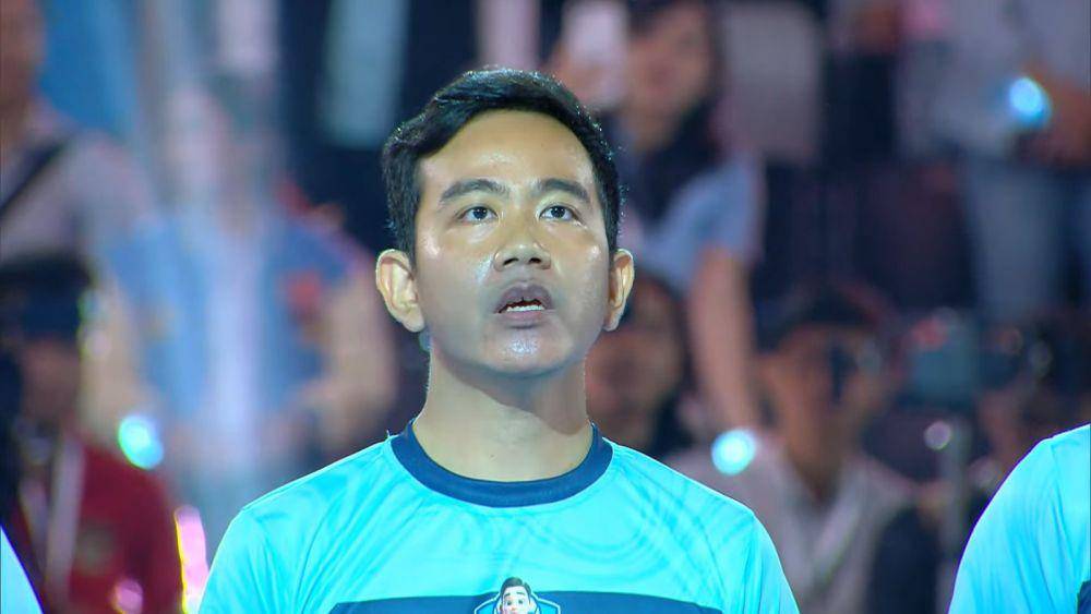 Gibran dalam ajang 2 Match Fun Futsal. (YouTube RANS Entertainment)