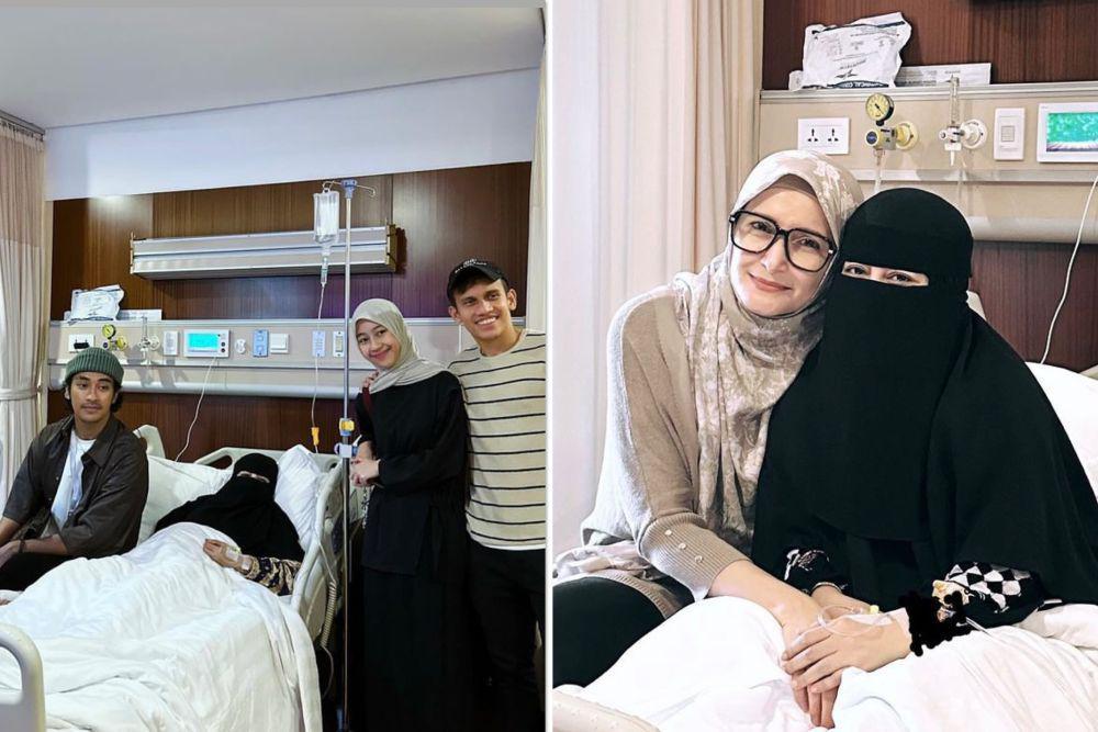 7 Potret Umi Pipik Masuk Rumah Sakit, Dijenguk Keluarga dan Artis