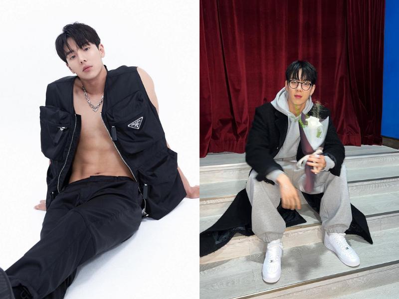 9 Mix and Match Atasan Hitam ala Shownu MONSTA X, Modis Abis!